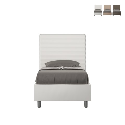 Einzelbett mit Stauraum 80x190 Kopfteil Kinderzimmer modern Focus S Aktion