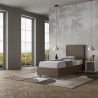 Einzelbett mit Stauraum 80x190 Kopfteil Kinderzimmer modern Focus S 