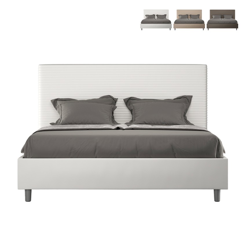 Modernes Polsterbett mit Bettkasten 160x190 Kunstleder Focus M Aktion Modernes Polsterbett mit Bettkasten 160x190 Kunstleder Focus M Aktion