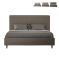 Modernes Polsterbett 160x200 mit Bettkasten in Kunstleder Focus M1 Aktion