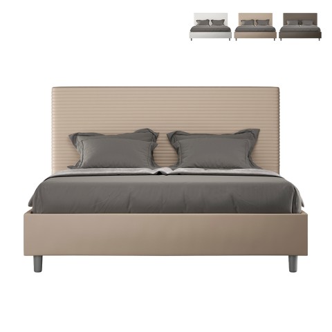 Doppelbett 170x200 mit Stauraum Kunstleder modern Focus M3 Aktion