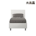 Einzelbett mit Stauraum 80x190 cm, modernes Design, Kinderzimmer, Adele S Katalog
