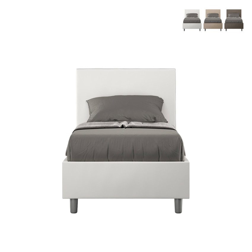 Einzelbett mit Stauraum 80x190 cm, modernes Design, Kinderzimmer, Adele S Katalog