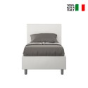 Einzelbett mit Stauraum 80x190 cm, modernes Design, Kinderzimmer, Adele S Auswahl