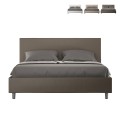 Doppelbett 160x200 mit Bettkasten modern Kunstleder Adele M1 Aktion