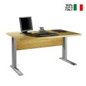Höhenverstellbarer Schreibtisch rechteckiges Design 150x80cm Büroarbeitszimmer Alfa Verkauf
