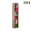 Vertikales Bücherregal aus Holz 6 Zimmer Modernes Design Ely Verkauf