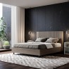 Modernes Doppelbett 160x200 mit Bettkasten in Kunstleder Goya M1 Eigenschaften