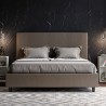 Modernes Doppelbett 160x200 mit Bettkasten in Kunstleder Goya M1 Lagerbestand