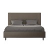 Modernes Doppelbett 160x200 mit Bettkasten in Kunstleder Goya M1 Modell