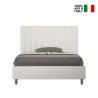 Französisches Bett, 1,5 Plätze, 120x190 cm, mit Stauraum, Kunstleder Agueda P Angebot