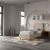 Einzelbett mit Bettkasten 100x200 Rost Schlafzimmer Sunny S2 