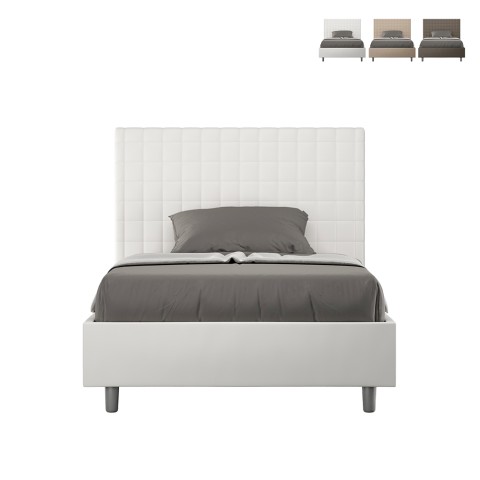 Französisches Doppelbett 140x200 mit Stauraum, modernes Design Sunny F Aktion