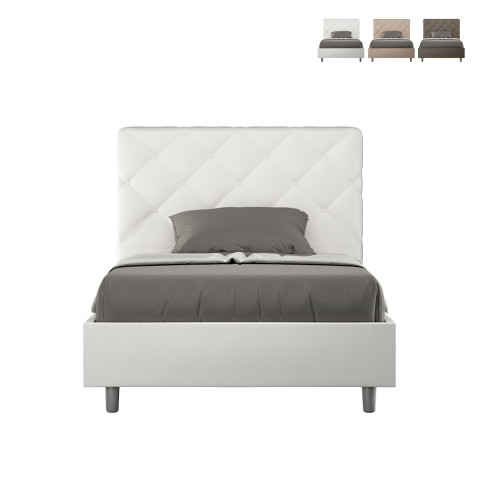 Gepolstertes französisches Bett 120x190 mit Stauraum Priya P Aktion