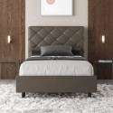Gepolstertes französisches Bett 120x190 mit Stauraum Priya P Lagerbestand