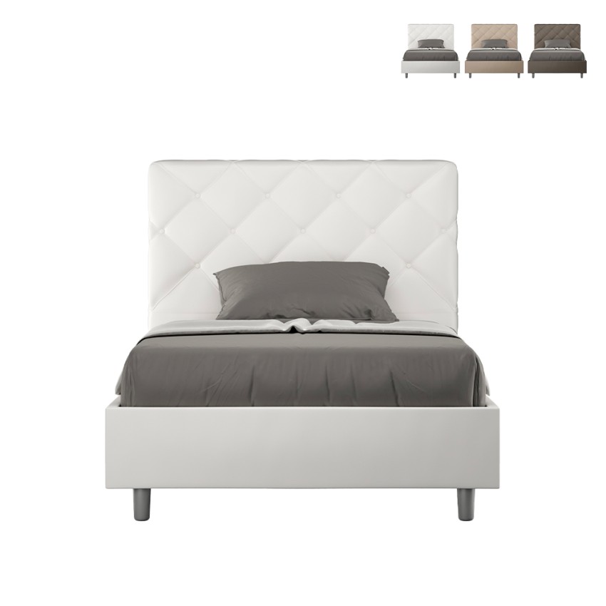Französisches Polsterbett 140x200 mit Bettkasten modern Priya F Katalog